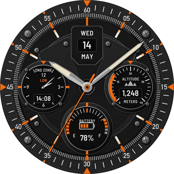 Aero Instrument watchface